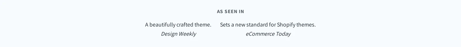 Live demo — Press Coverage on storefront